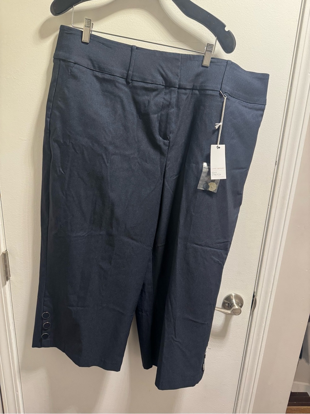 *Lane Bryant Black Stretch Trousers New with Tags